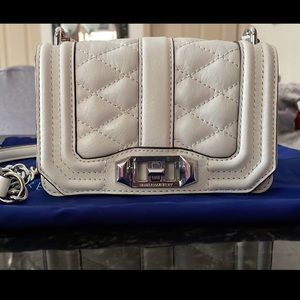 BNWB Rebecca Minkoff leather crossbody with chain